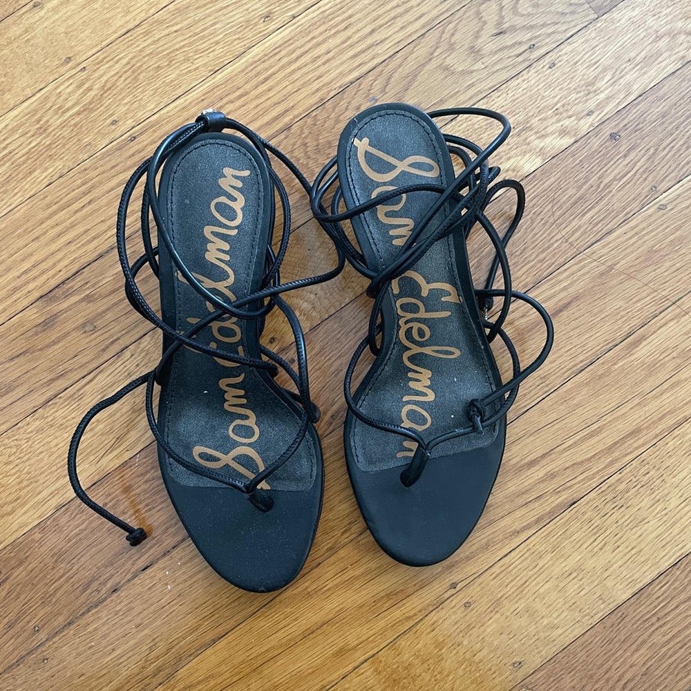 Sam edelman strappy kitten heels sandals
